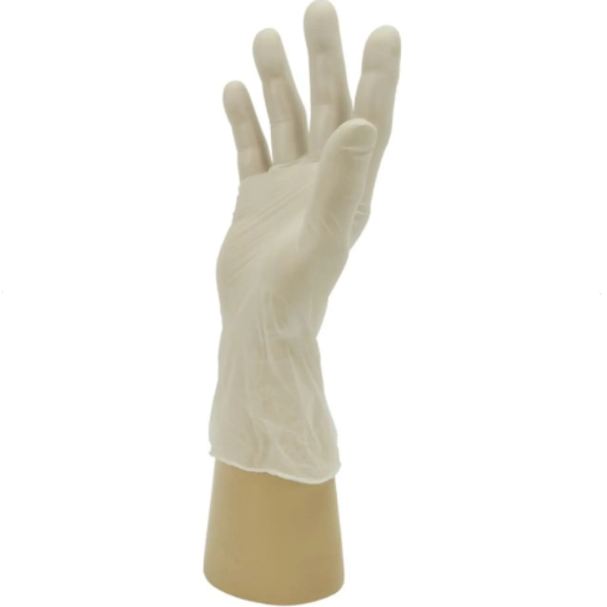 Shield Powdered Clear Disposable Vinyl Gloves GD47