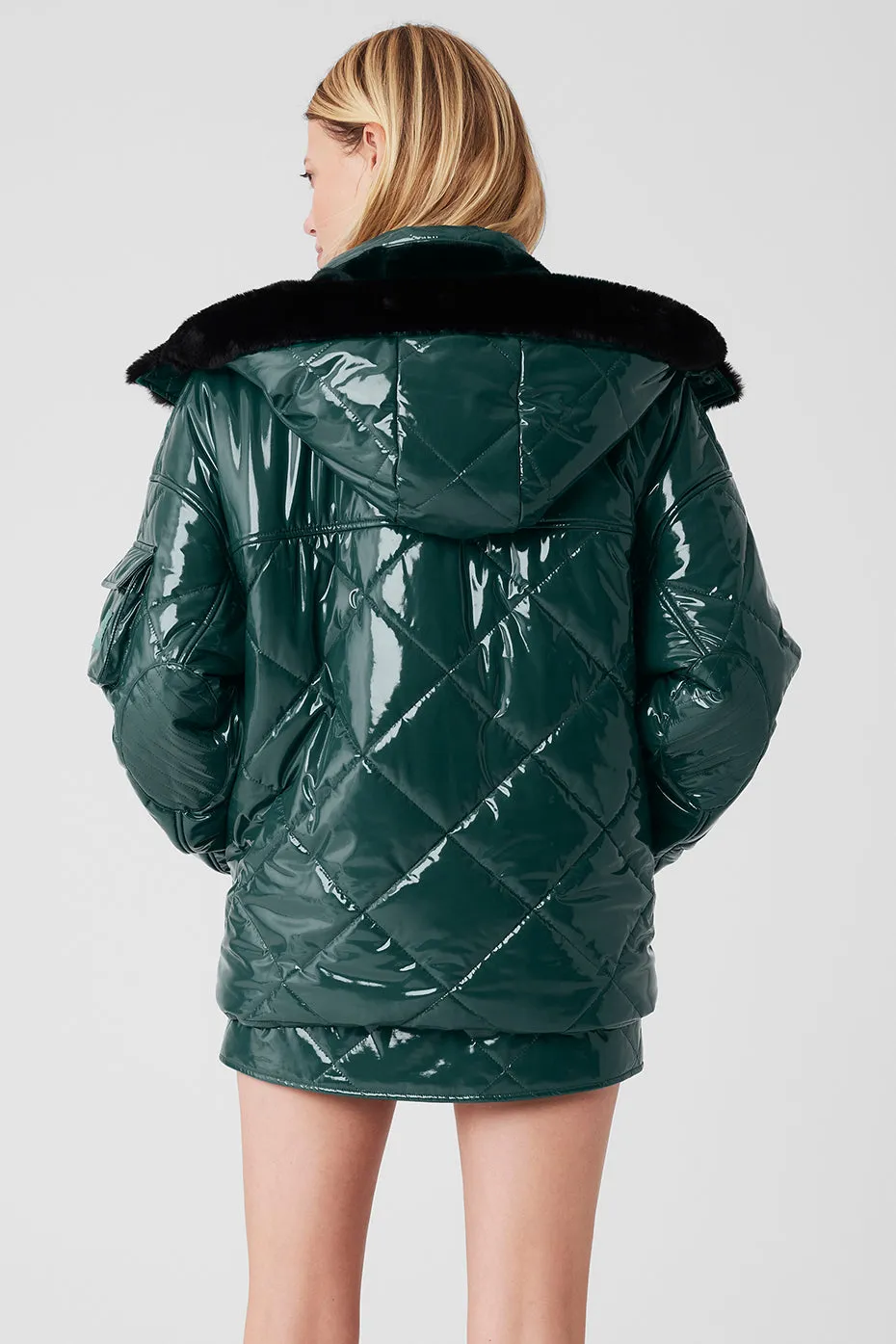 Snomoto Puffer Jacket - Midnight Green