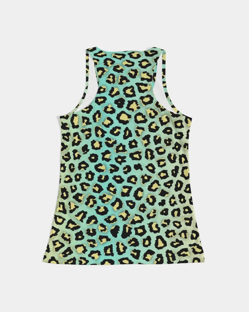 Spearmint Banana Leopard Print Women's Tank