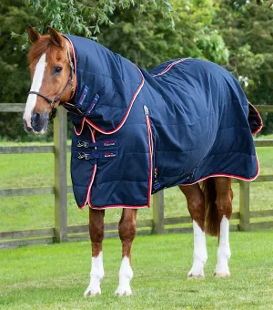 Stable Buster 100g Stable Rug with Neck Cover Navy