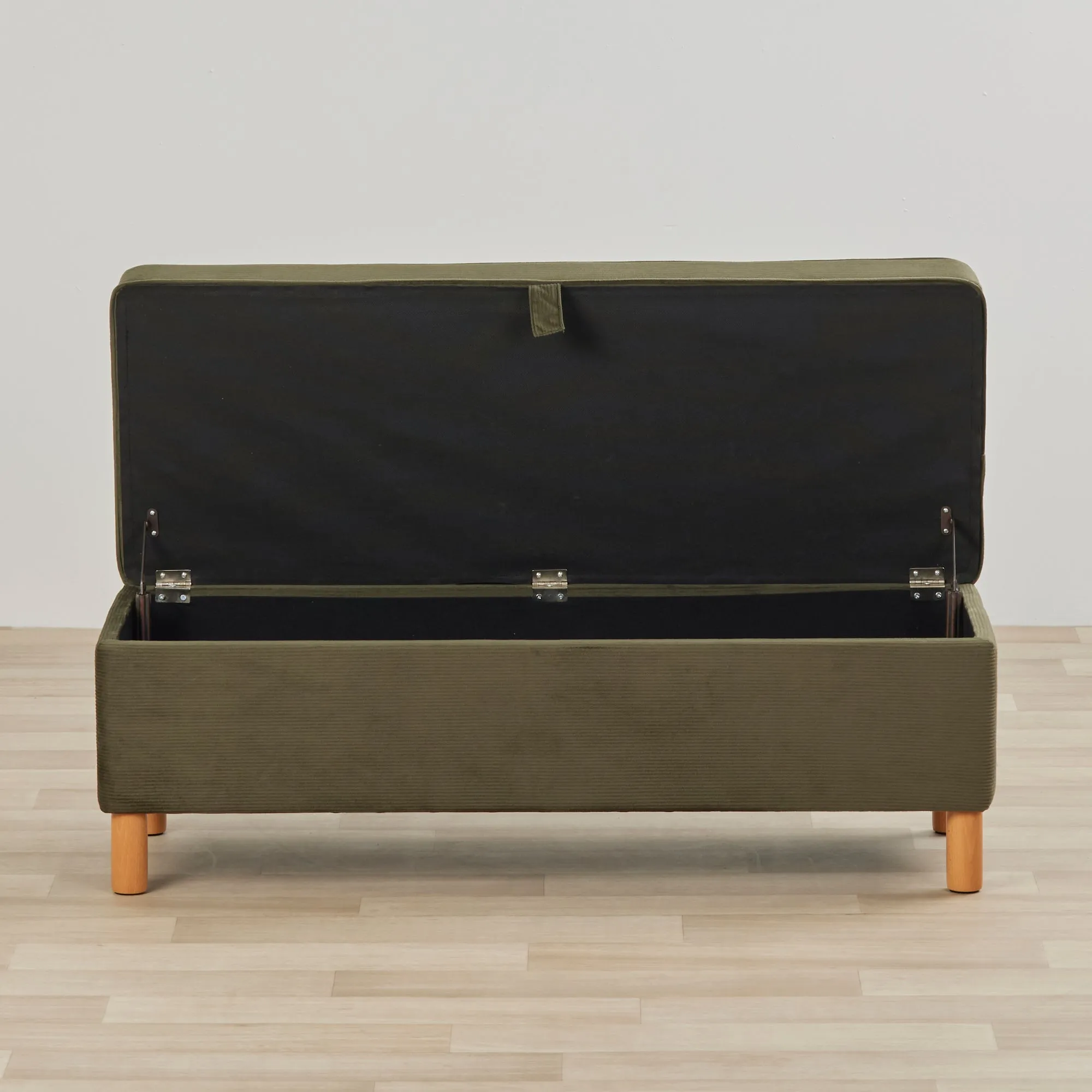 Storage Ottoman - Olive Green