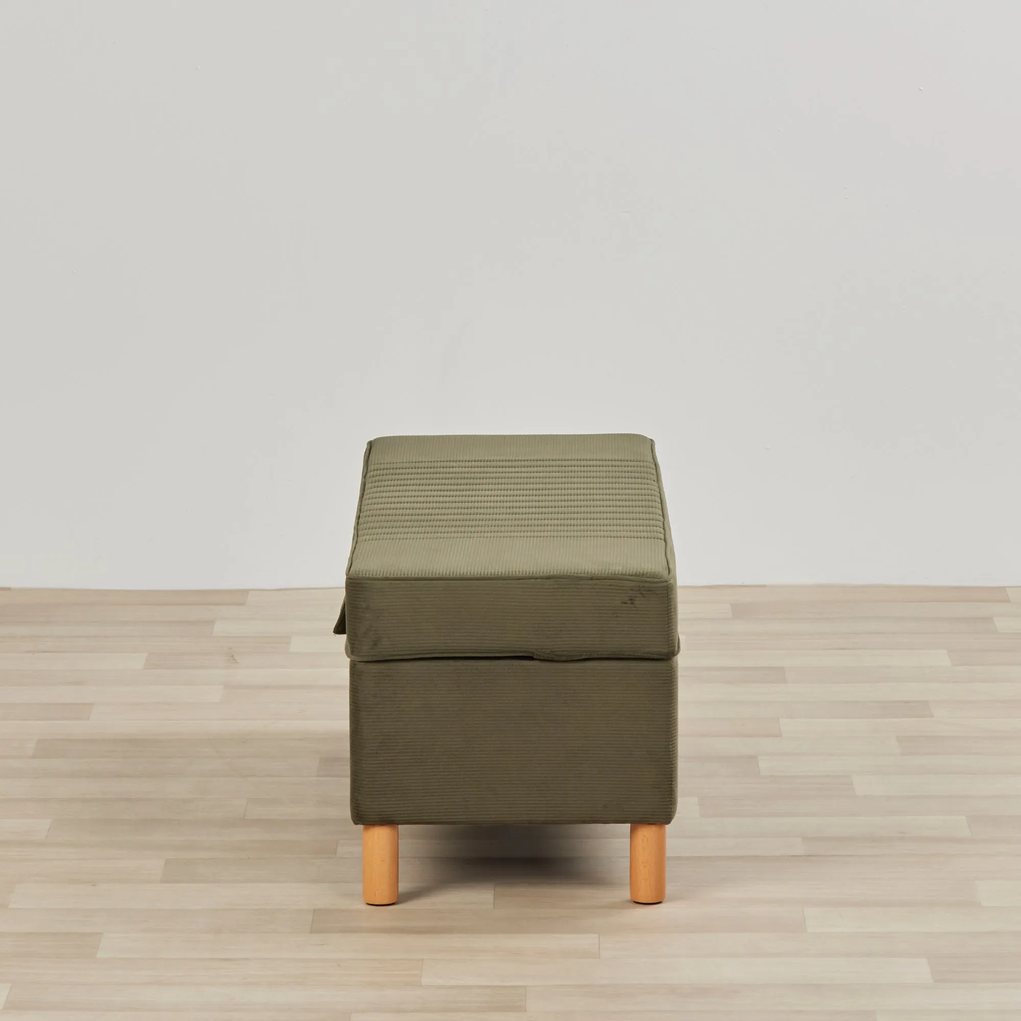 Storage Ottoman - Olive Green