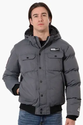 Super Triple Goose 4 Pocket Bomber Jacket - Grey