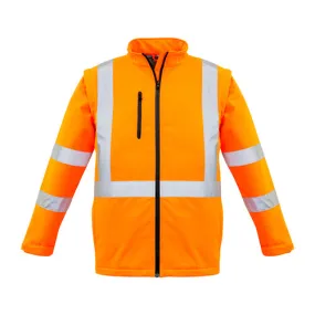 Syzmik Workwear | Unisex Hi Vis 2 In 1 X Back Soft Shell Jacket | ZJ680