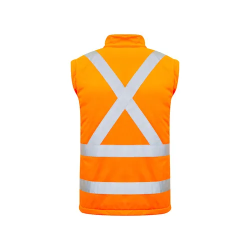 Syzmik Workwear | Unisex Hi Vis 2 In 1 X Back Soft Shell Jacket | ZJ680