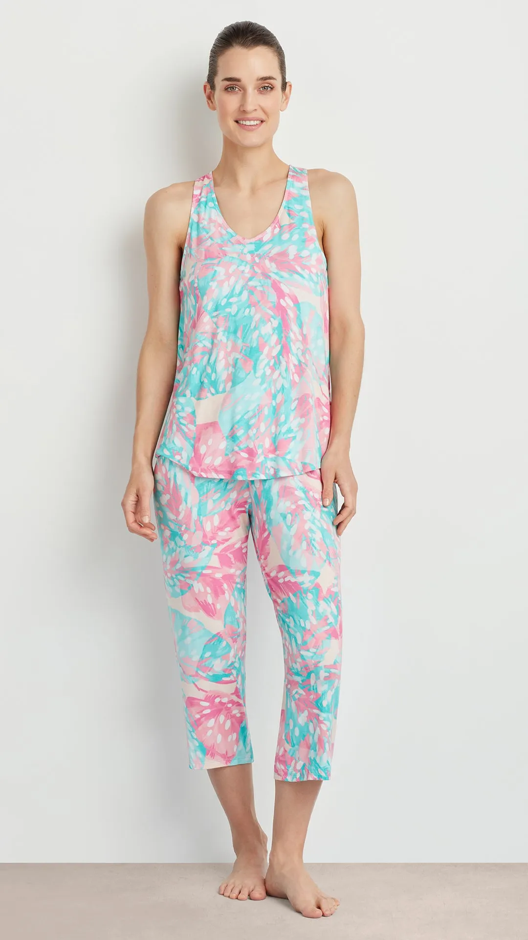 TANK PJ SLEEP SET WITH CROPPED PANT