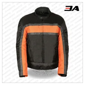 Textile Men's Racer Motorcycle Jacket