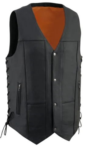 The "Top Biller" 10 Pocket Leather Vest