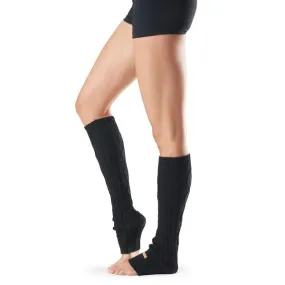 TOESOX Leg Warmers Knee High - Black