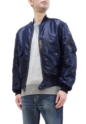 TOYS McCOY Jacket Men's Reproduction of L-2A Flight Jacket L2A Bomber Jacket TMJ2306 Air-Force-Blue