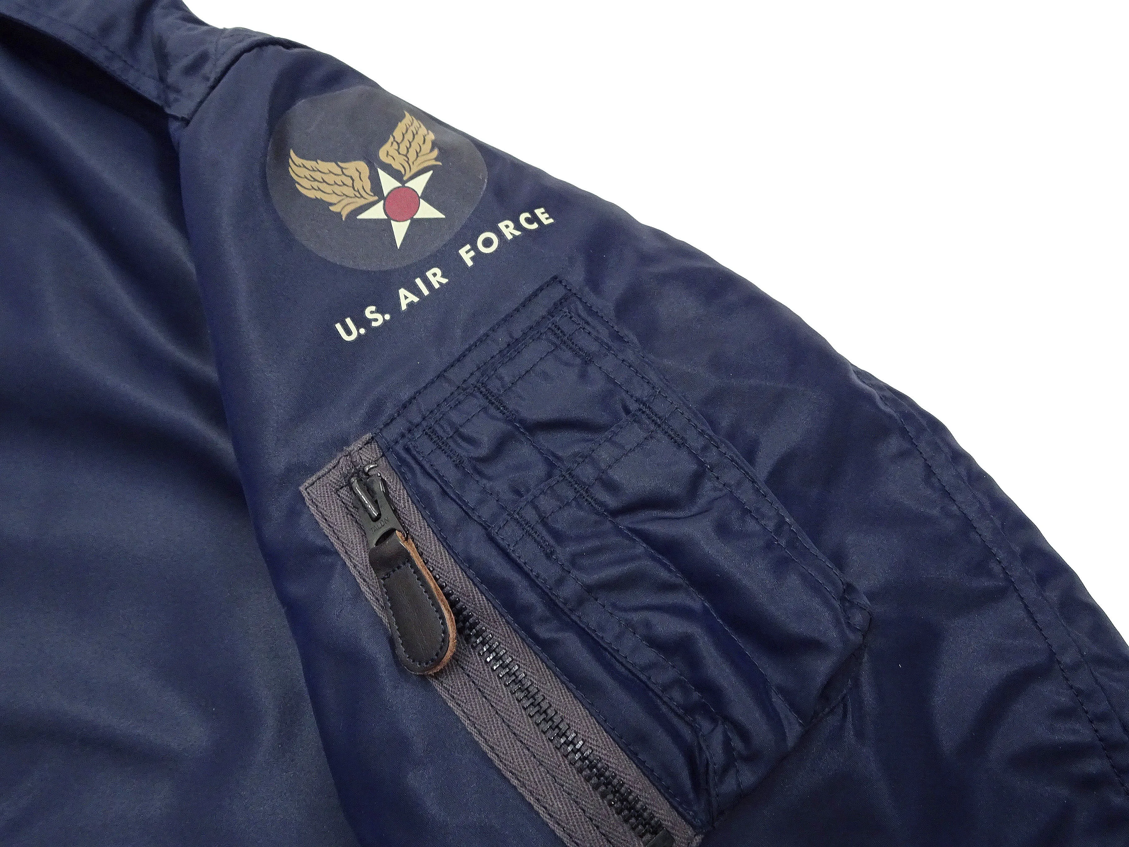 TOYS McCOY Jacket Men's Reproduction of L-2A Flight Jacket L2A Bomber Jacket TMJ2306 Air-Force-Blue