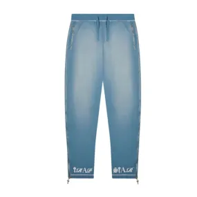 Trapstar Script Jogger Pants Light Denim Blue