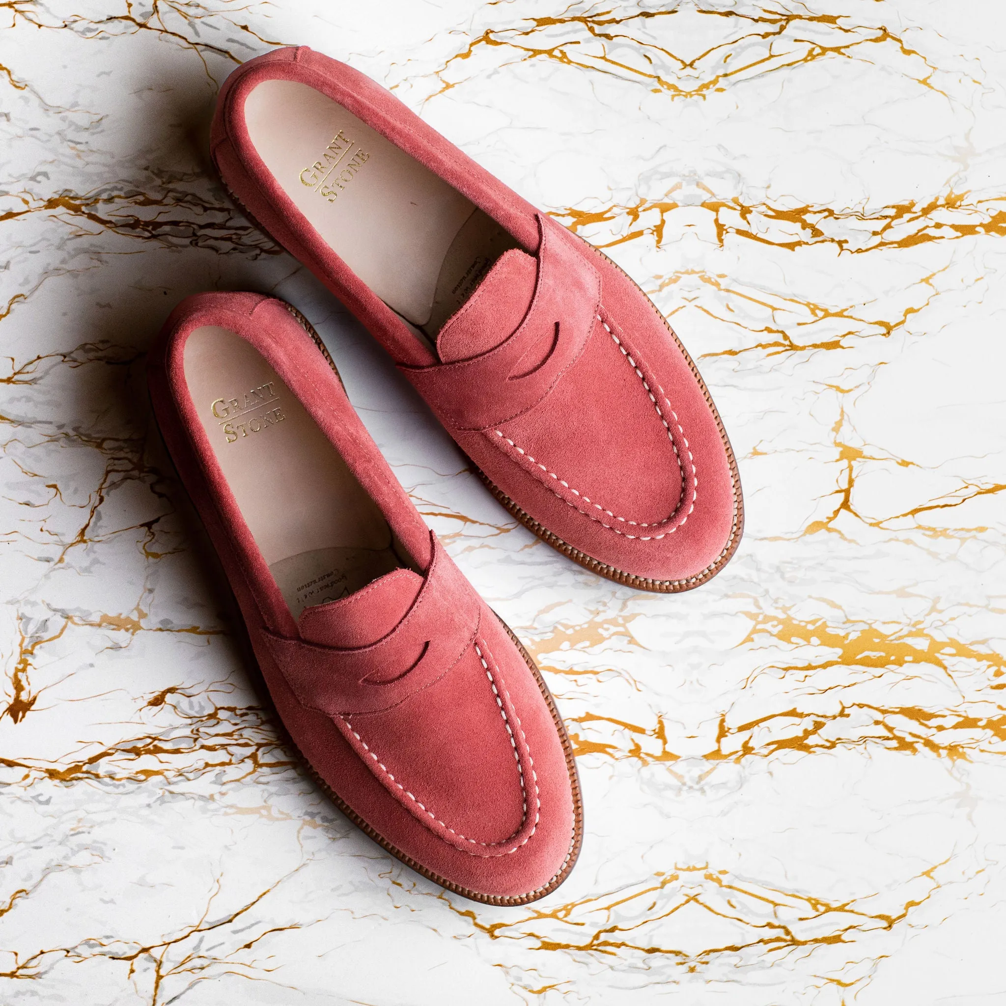 Traveler Penny Coral Suede