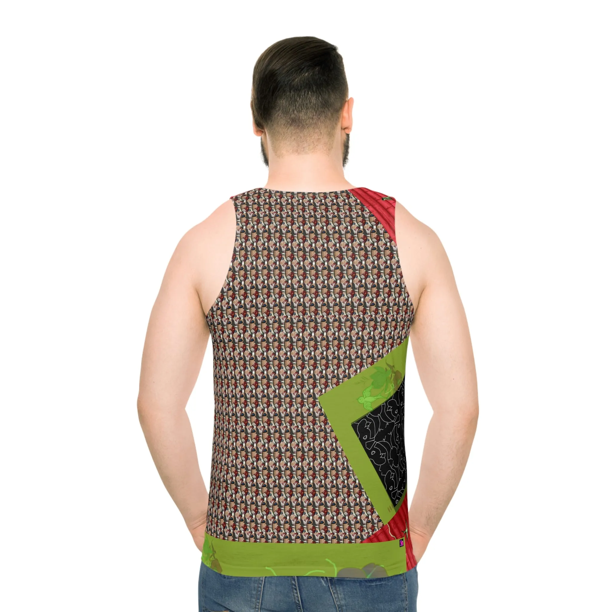 Unisex Tank Top/Vest  (AOP) STONED IN LOVE