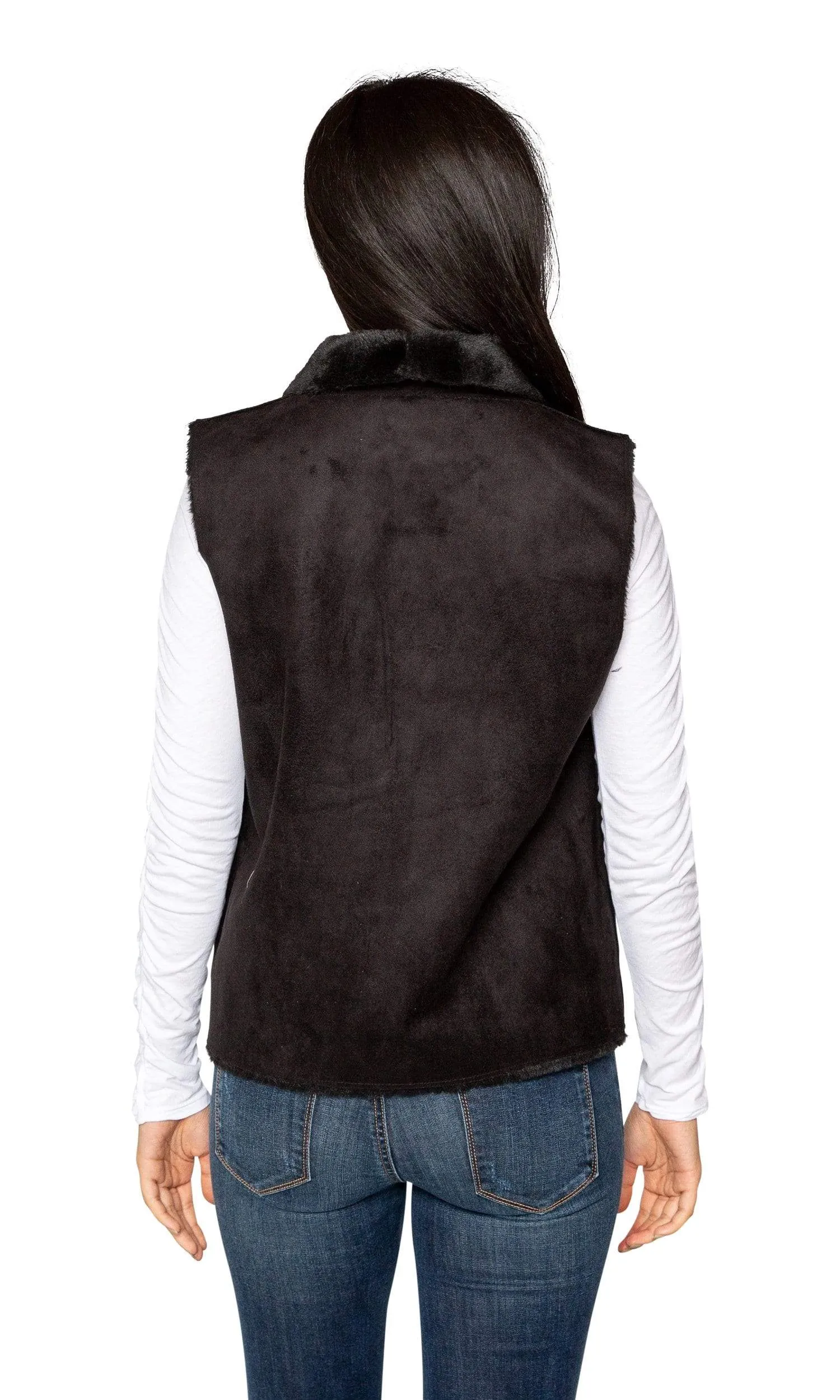 Velvet by Graham & Spencer Yvette Lux Faux Fur Vest