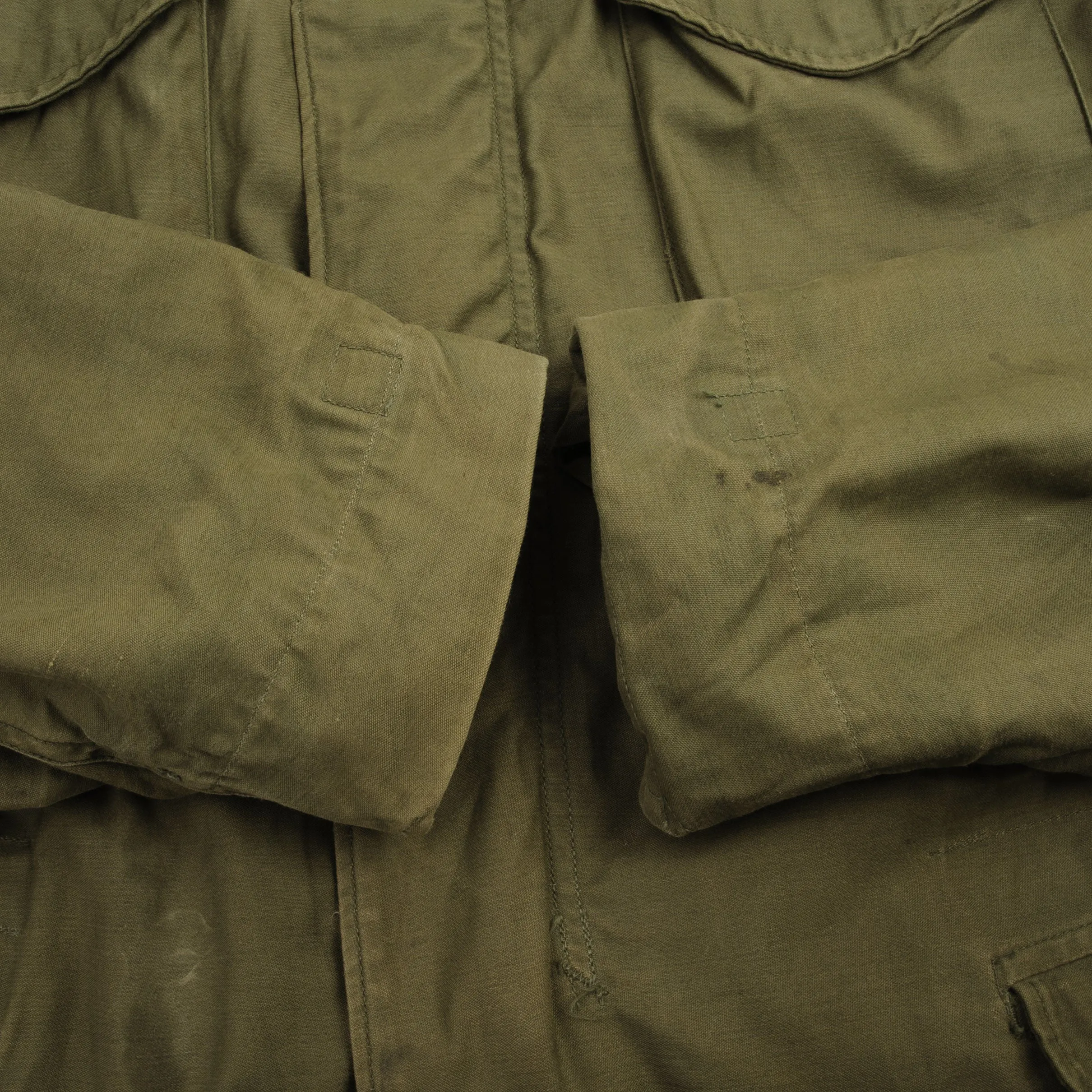 VINTAGE US ARMY M65 ALPHA IND FIELD JACKET 1972 VIETNAM WAR SIZE LARGE REGULAR