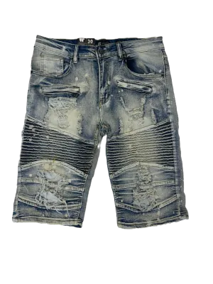 Waimea "Bleach wash" Jeans Shorts