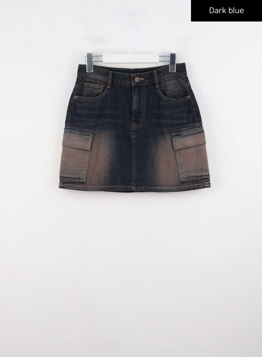 Washed Denim Mini Skirt CG331