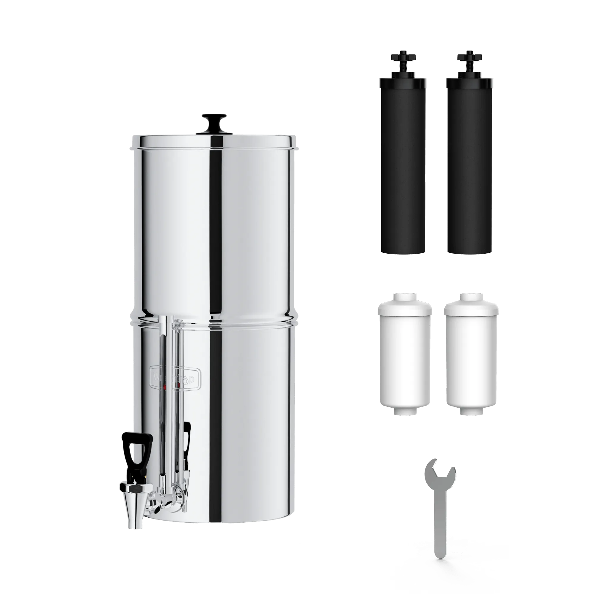 Waterdrop 2.25-gallon King Tank Gravity Water Filter System, Without Stand