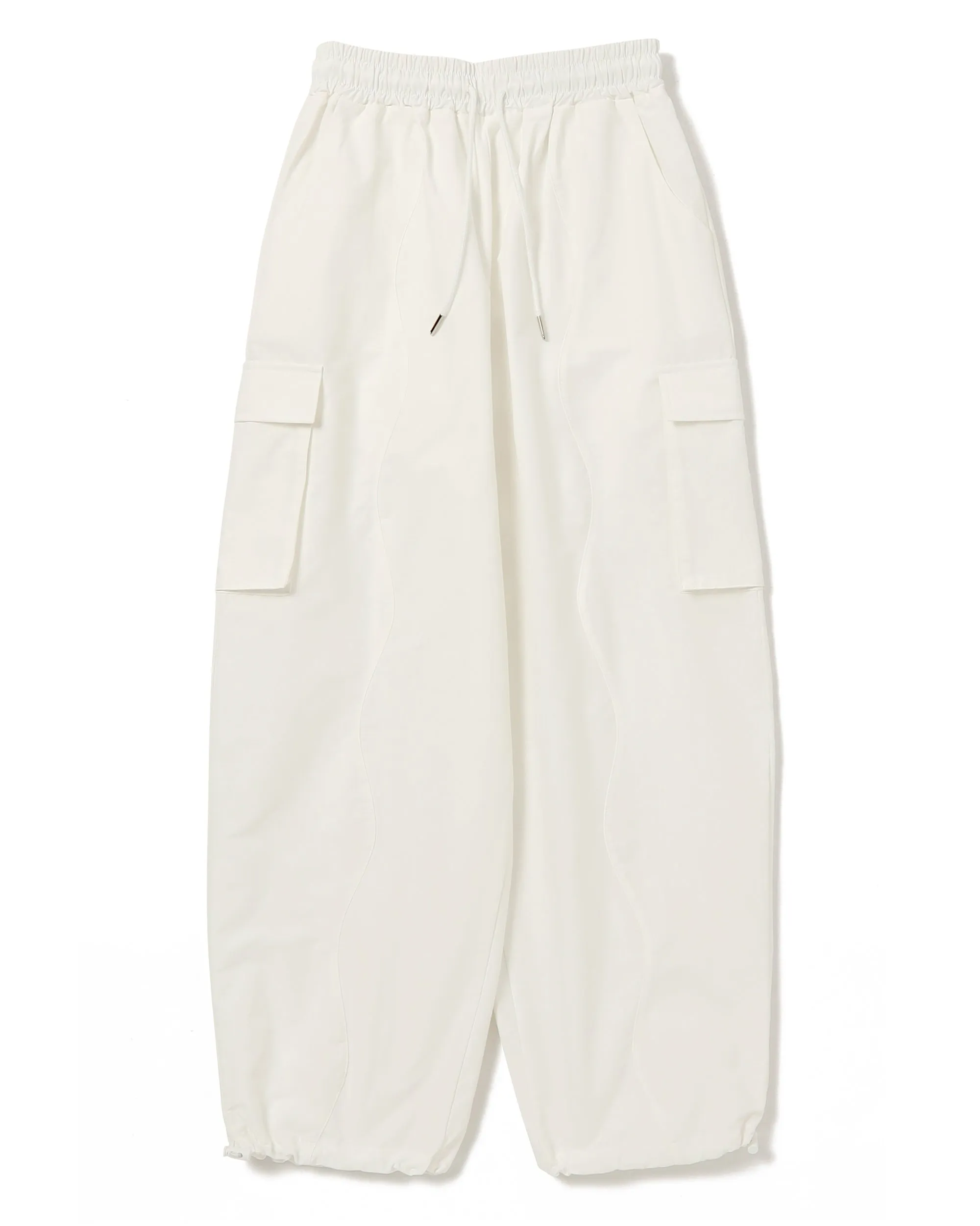 Wave cargo pants (White)