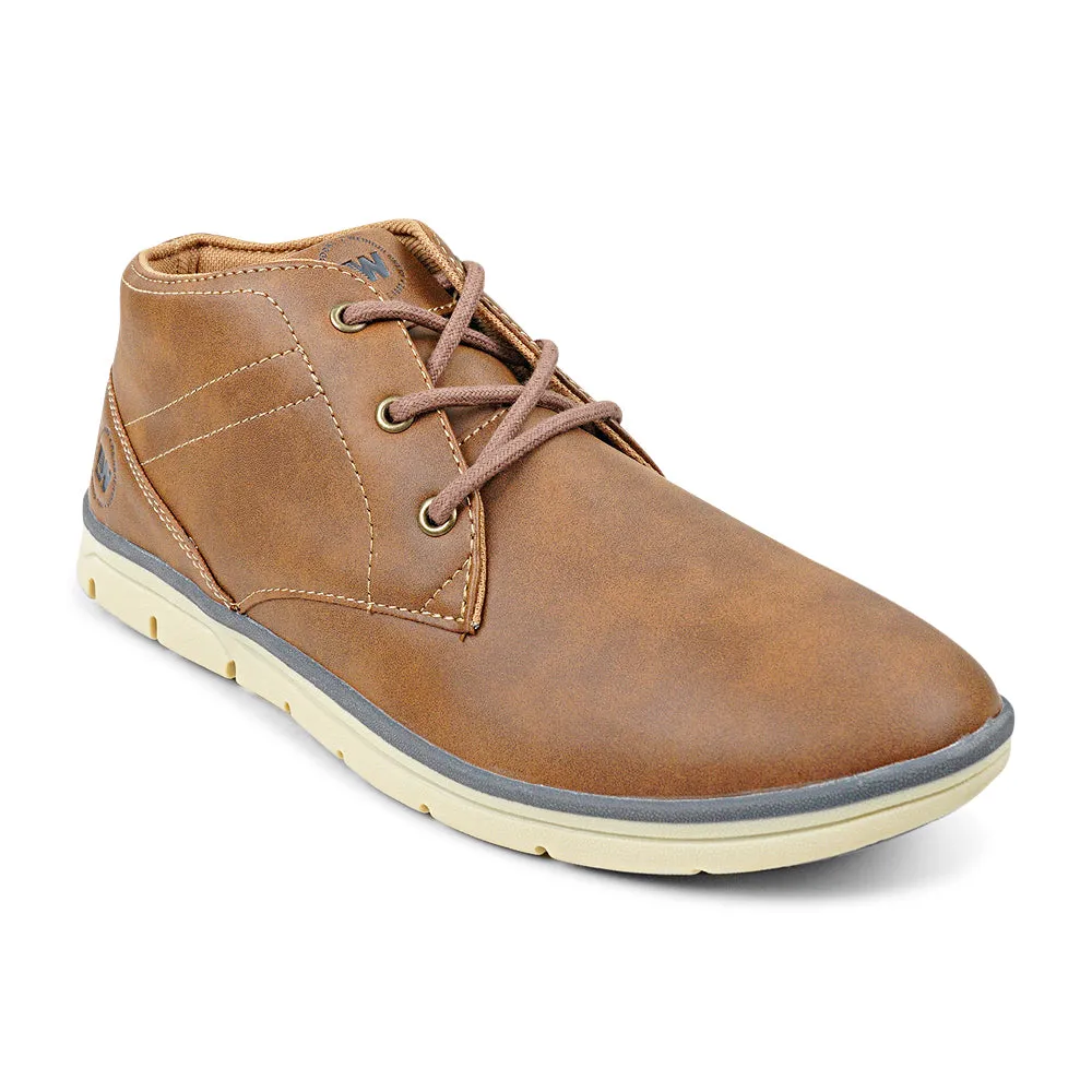 Weinbrenner MATRIX High-Cut Outdoor-Inspired Lace-Up Shoe