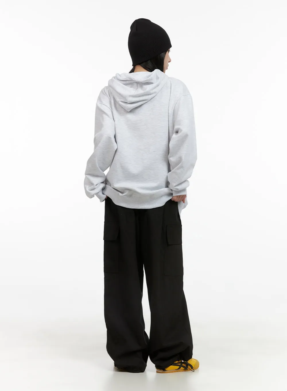 Wide Fit Cargo Cotton Pants CS403