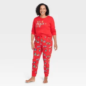 Women's Holiday City Matching Family Pajama Set - Wondershop with Frances Marina Smith Red M