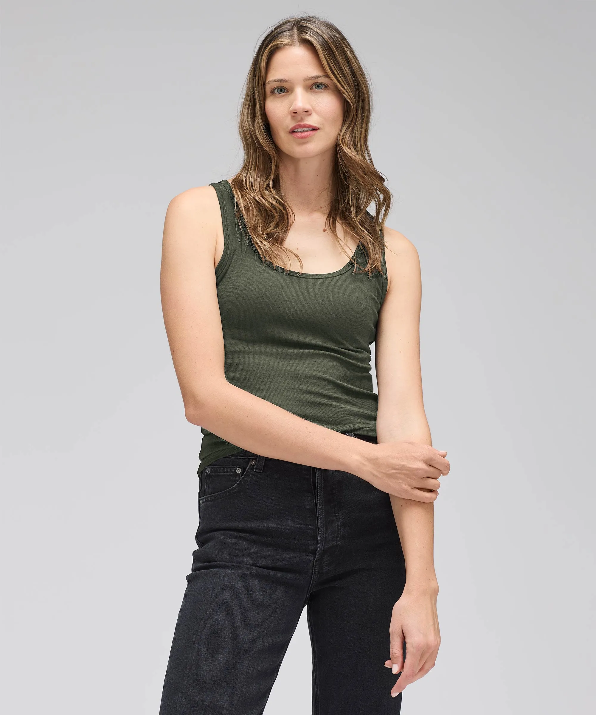 Women's Merino Rib Tank