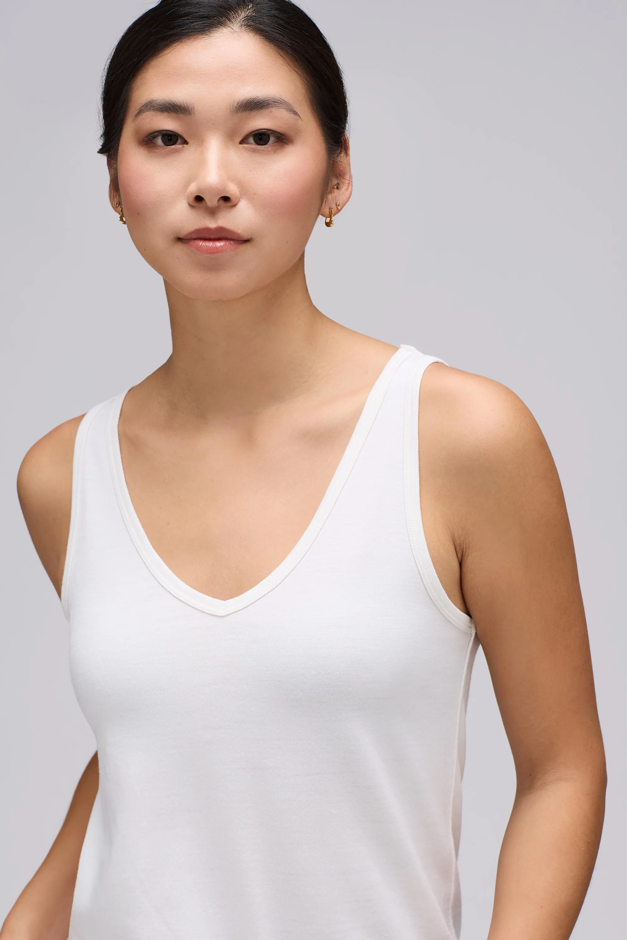 Women's Relaxed Merino V-Neck Tank