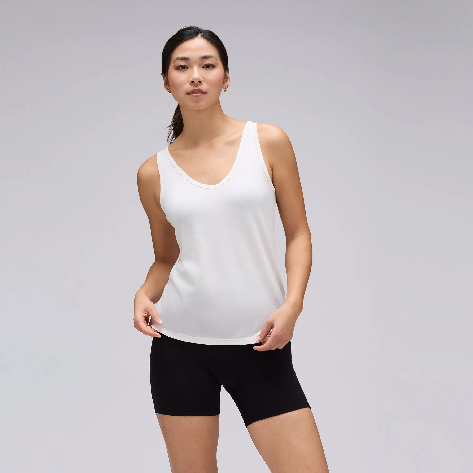 Women's Relaxed Merino V-Neck Tank