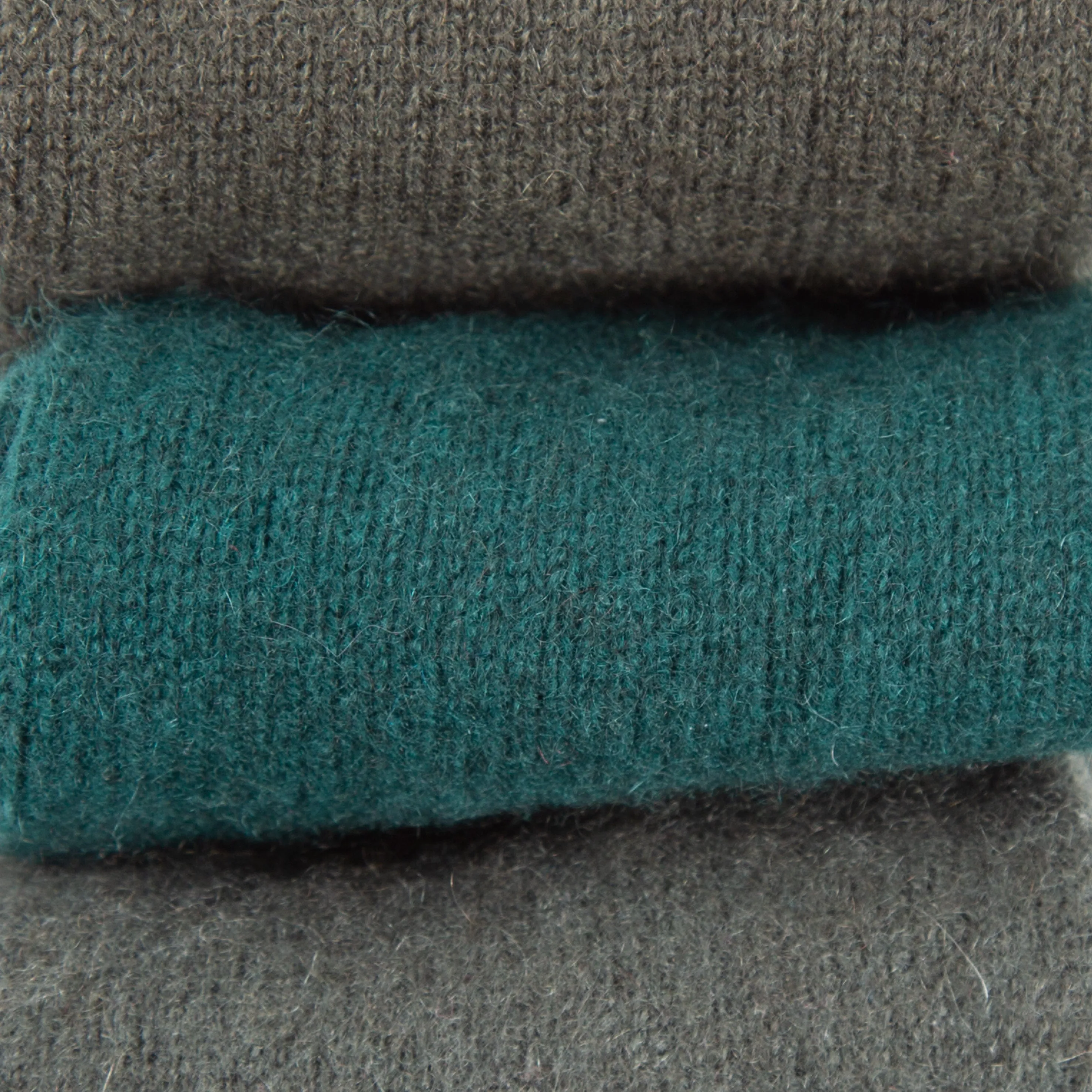 Woodland Green Cashmere Fingerless Gloves