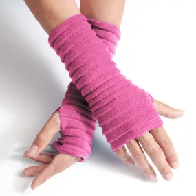 Wristees® Fingerless Gloves - Pink