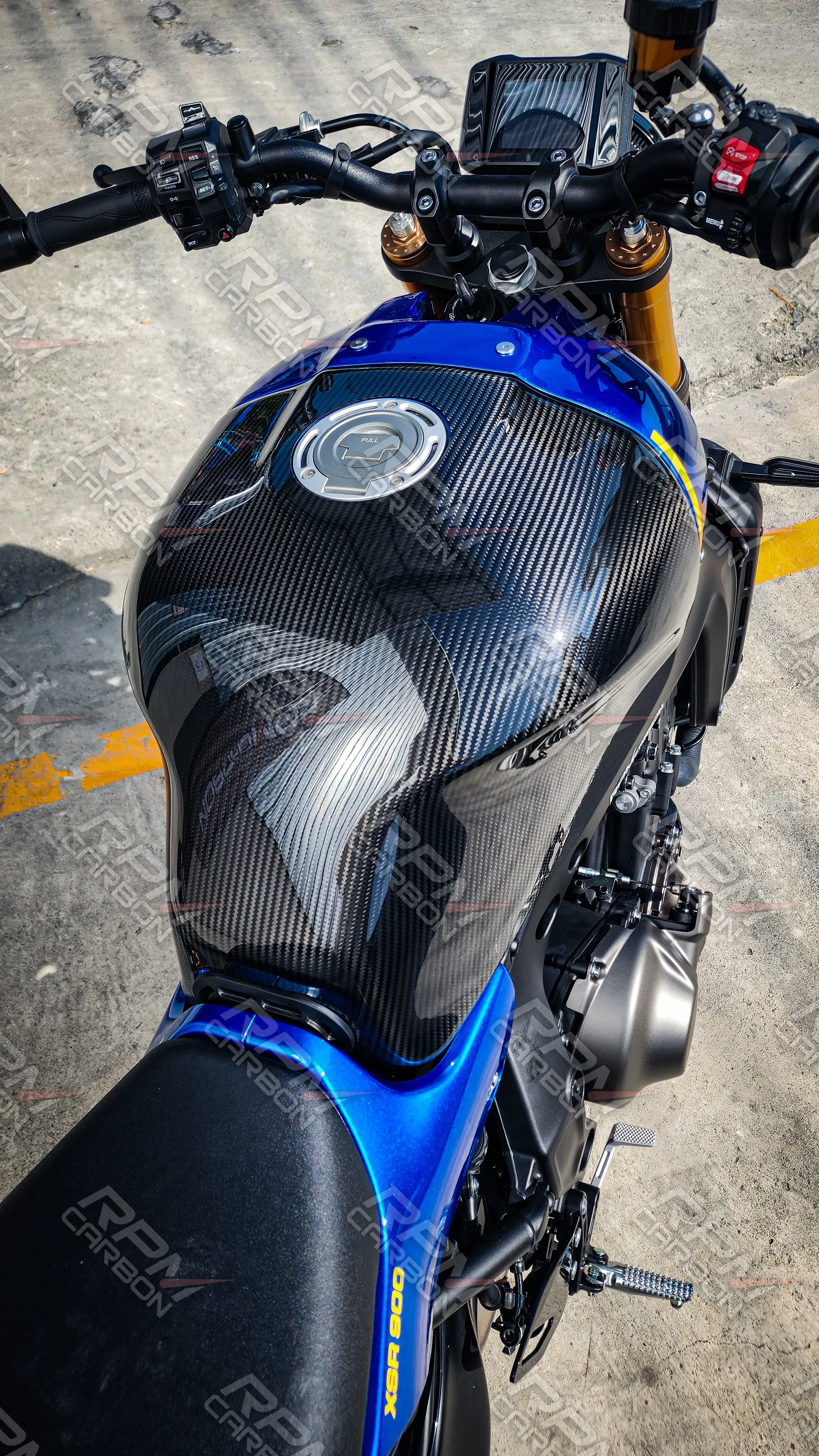 Yamaha XSR900 2022  Carbon Fiber Full Tank Cover