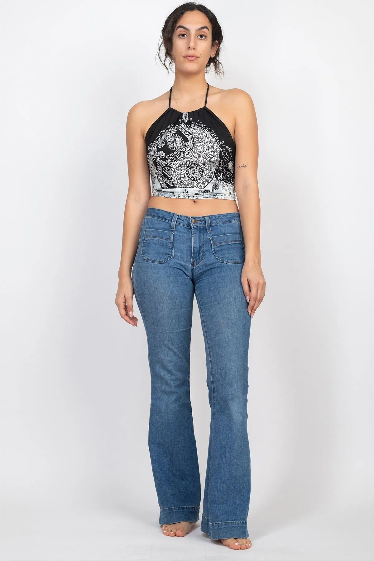 YingYang Mandala Halter Top