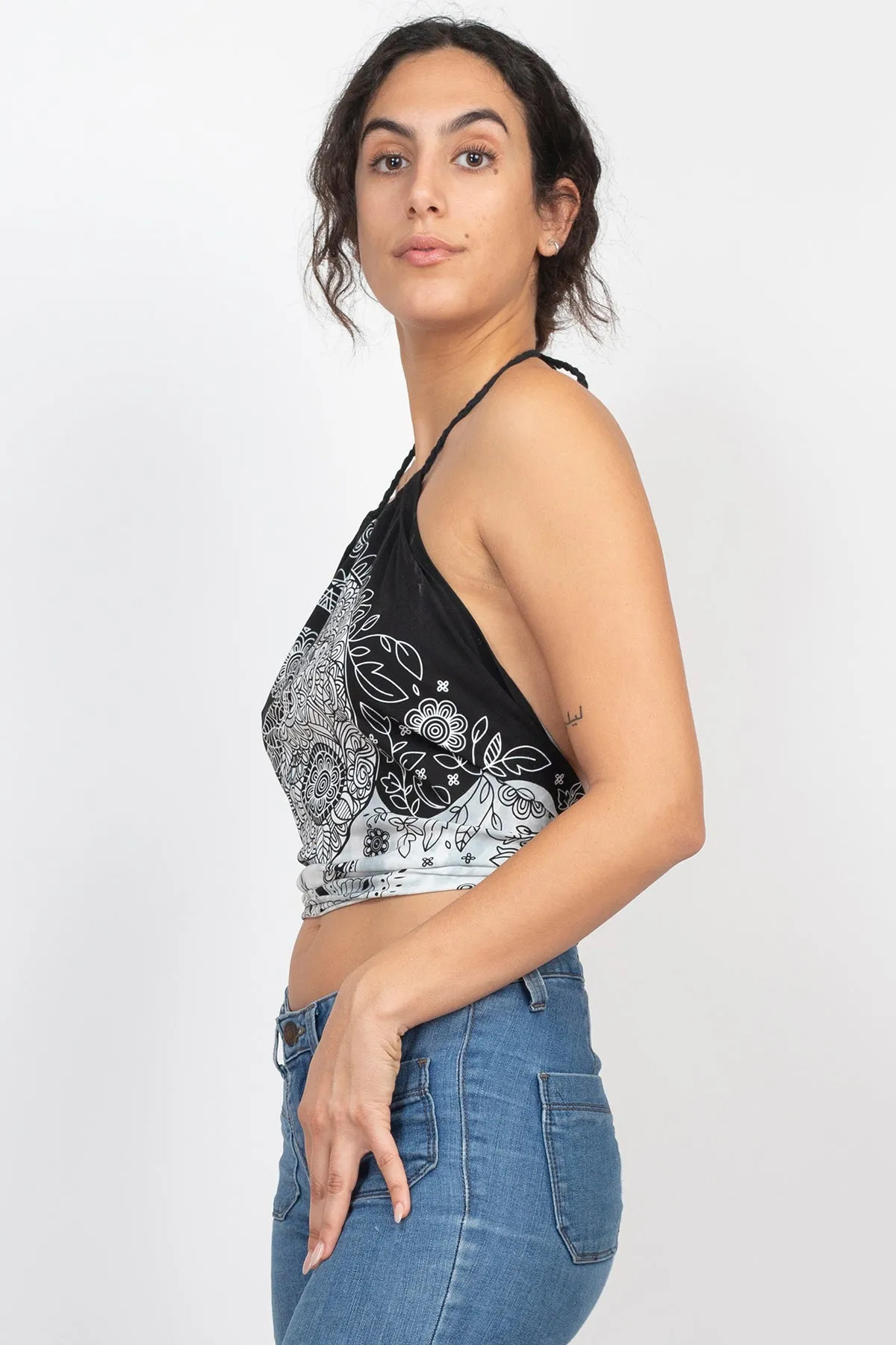 YingYang Mandala Halter Top